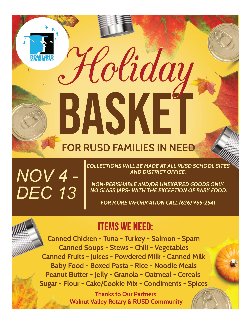 RUSD Holiday Baskets